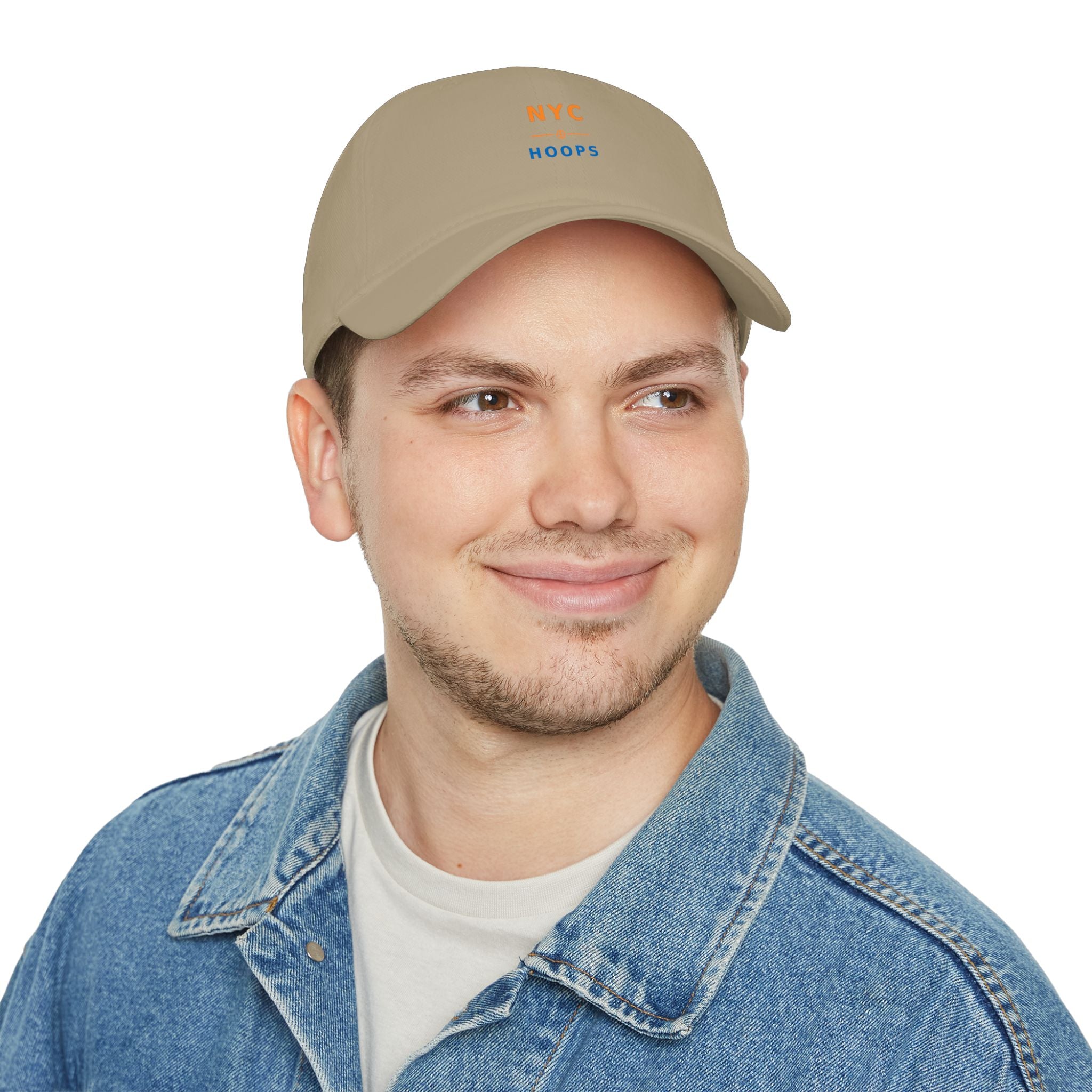 NYC Hoops Low Profile Baseball Cap - Basketball Fan Hat
