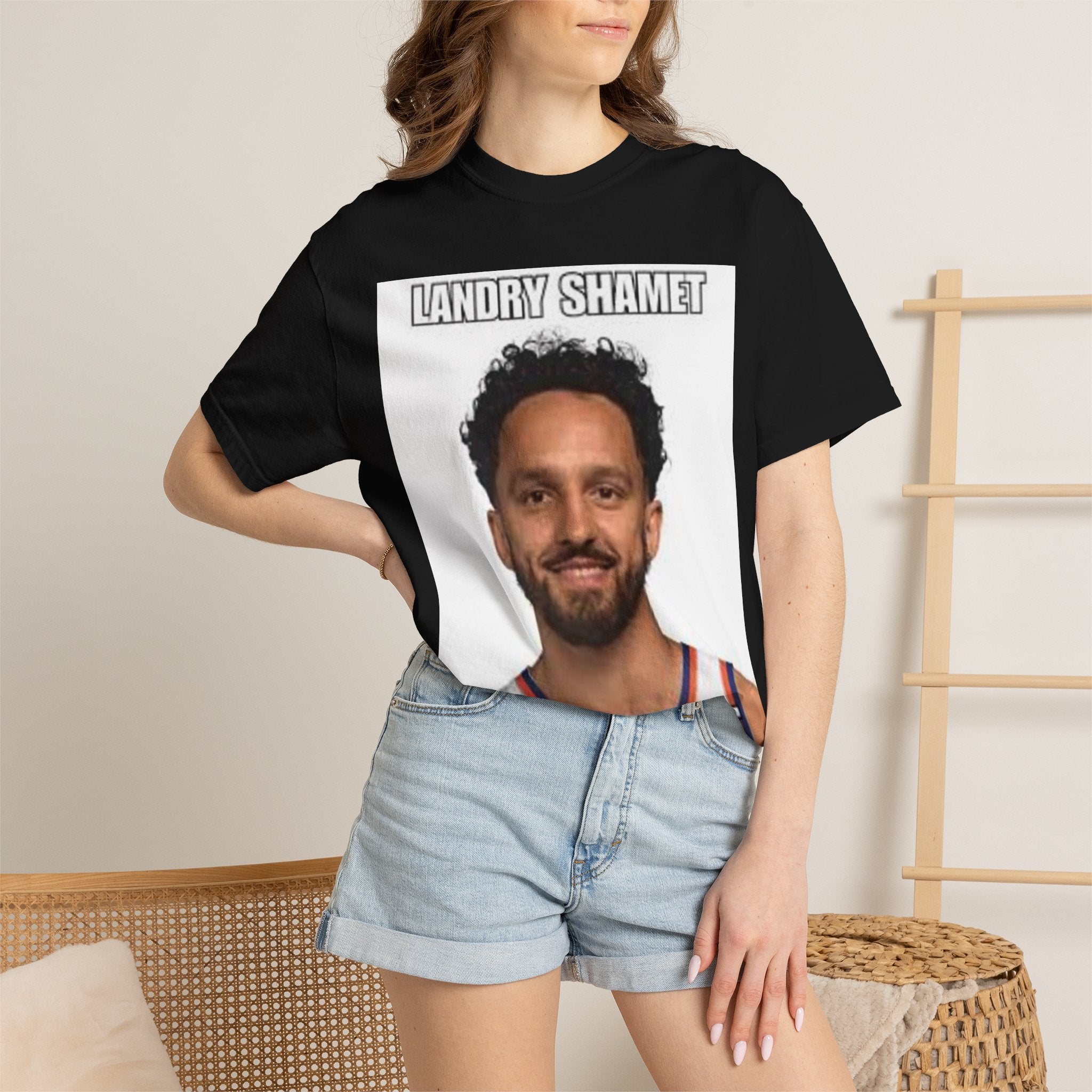 Landry Shamet Bottom Text Meme T-Shirt