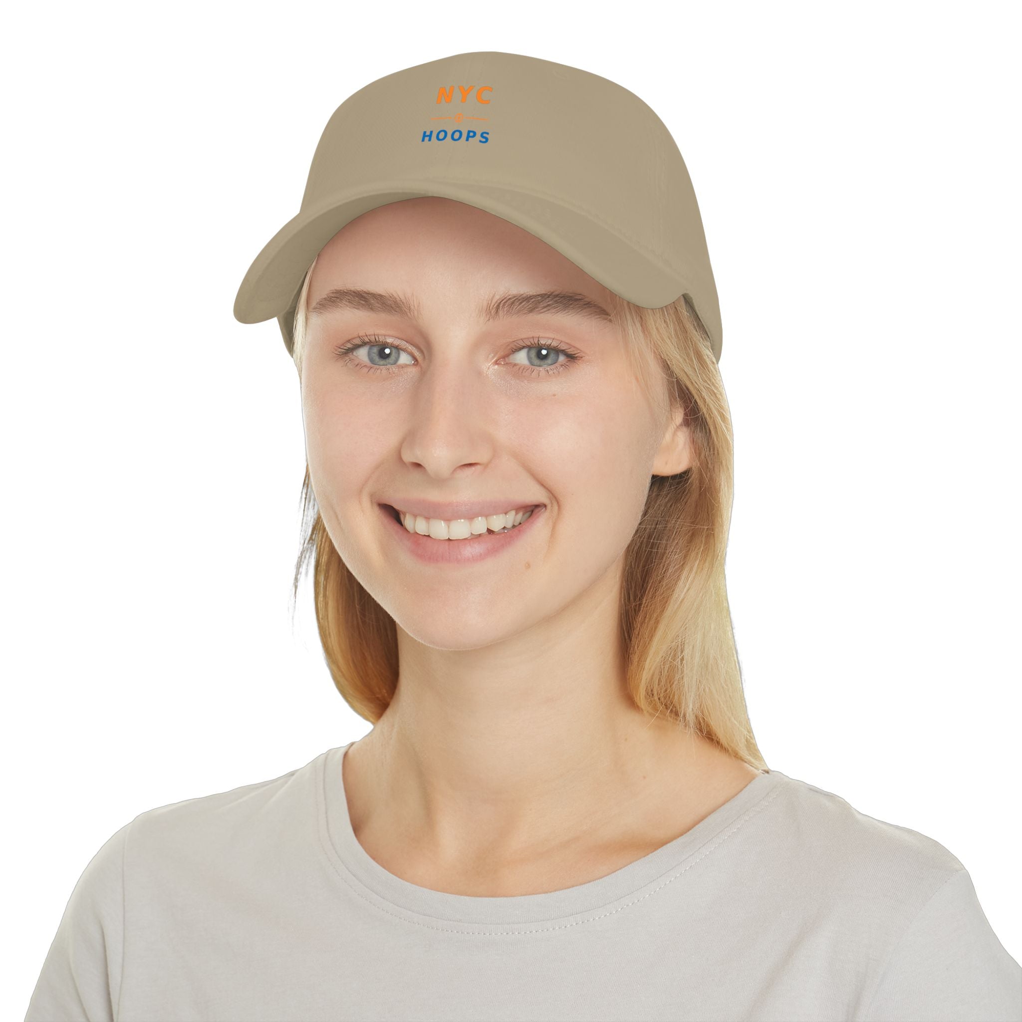 NYC Hoops Low Profile Baseball Cap - Basketball Fan Hat