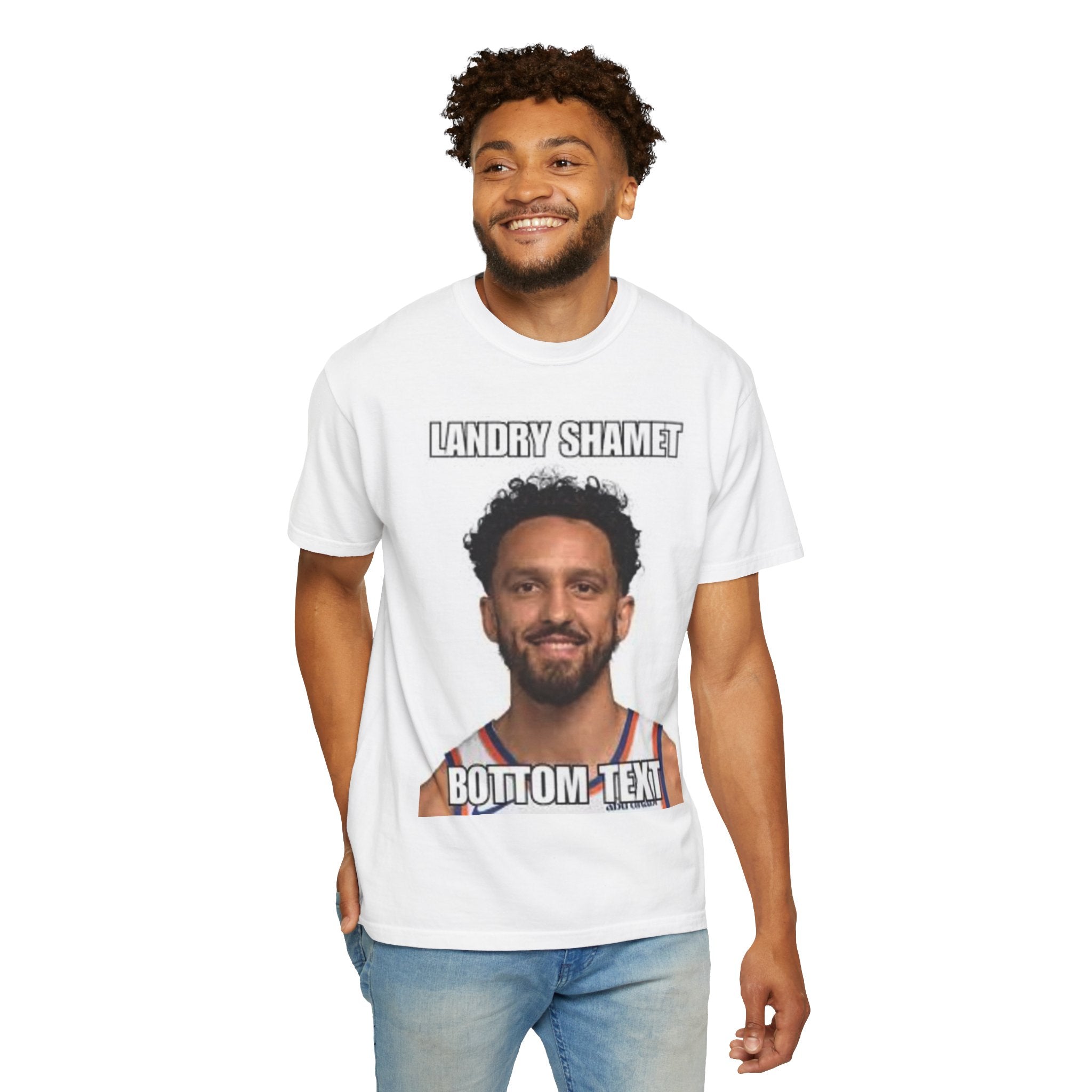Landry Shamet Bottom Text Meme T-Shirt