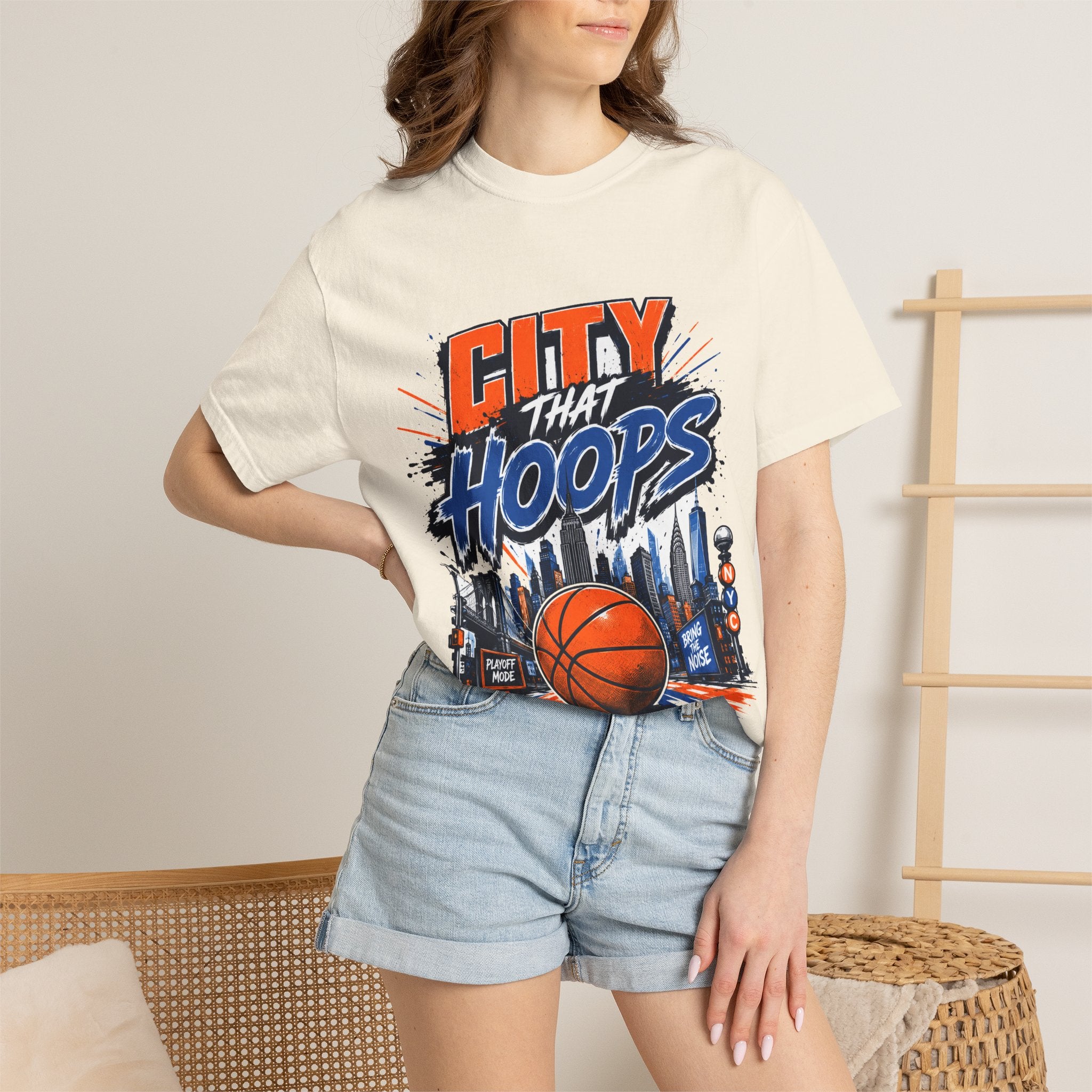 City That Hoops Knicks Themed Unisex T-Shirt