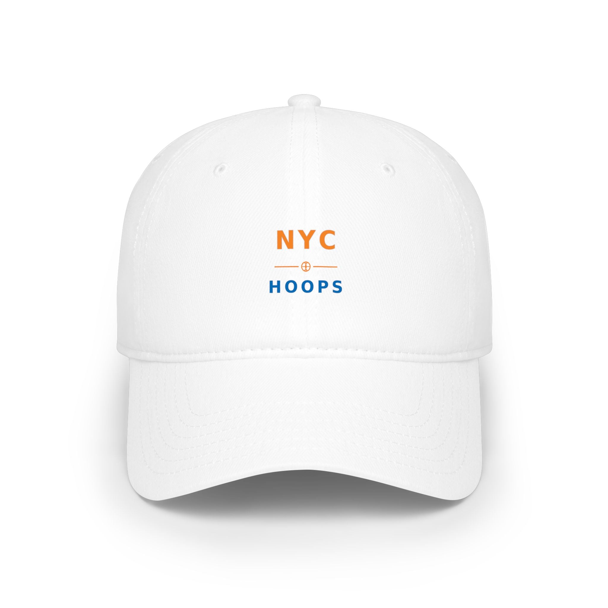 NYC Hoops Low Profile Baseball Cap - Basketball Fan Hat