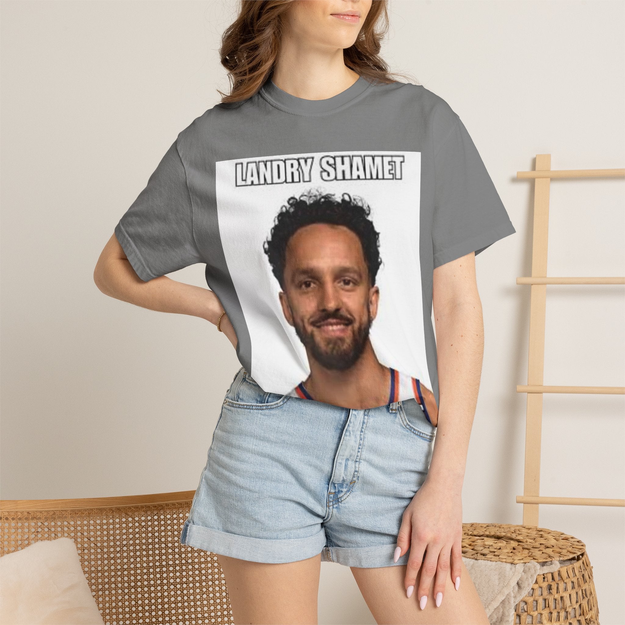 Landry Shamet Bottom Text Meme T-Shirt