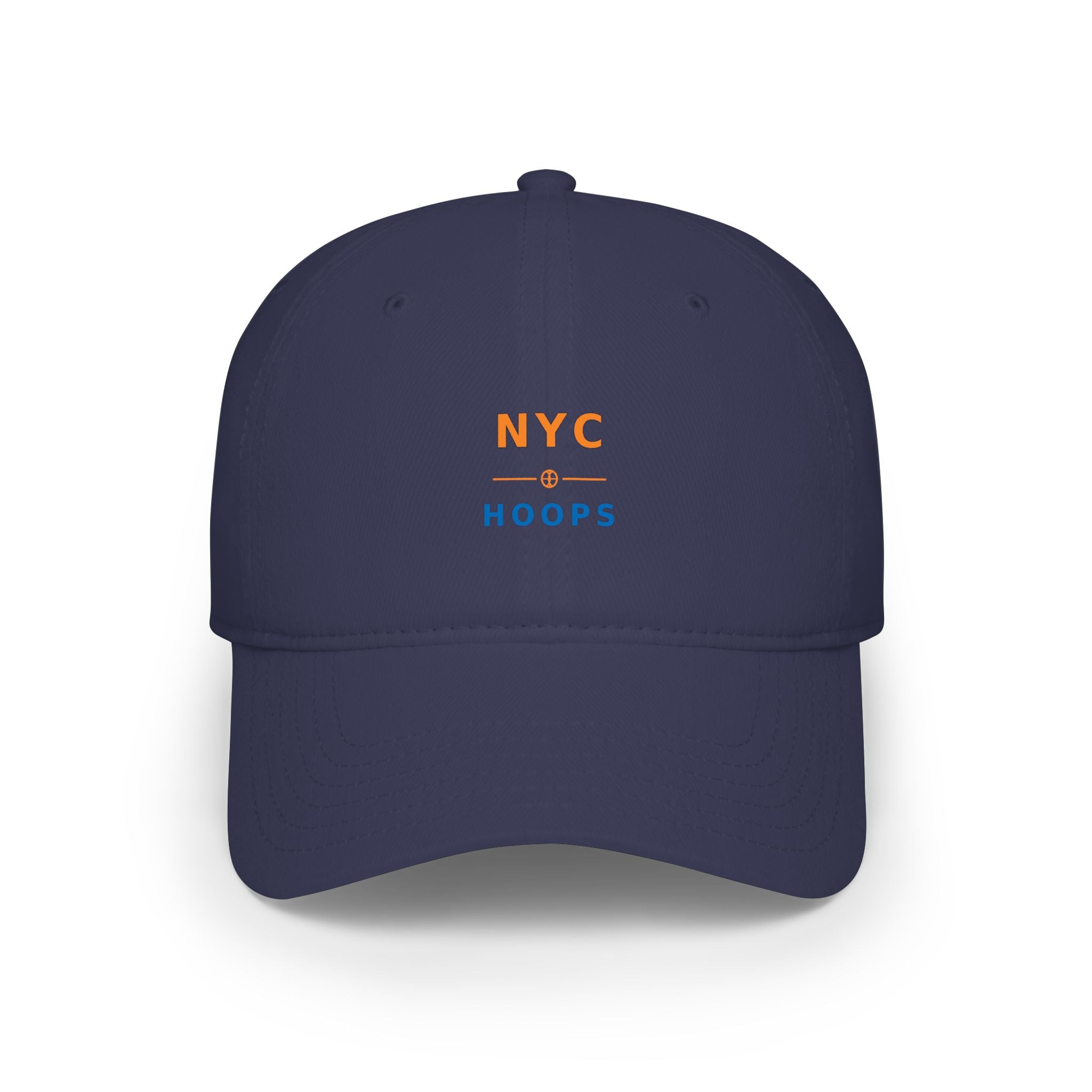 NYC Hoops Low Profile Baseball Cap - Basketball Fan Hat